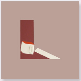 Ermanno Leinardi 1999 acrilico su tela cm 40 x 40